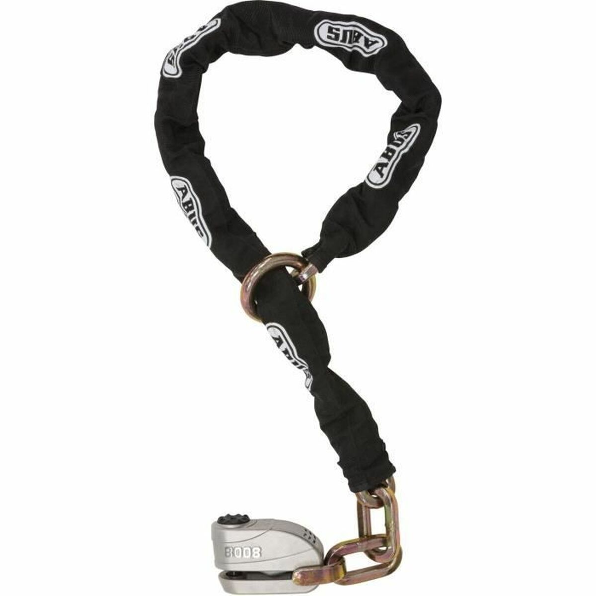 Cadena con Candado ABUS 8008/12KS120 Black Loop Negro